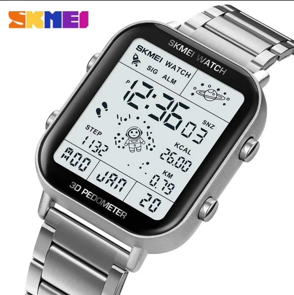 Orologio Digitale Con Cinturino In Acciaio(999+) - Alibaba