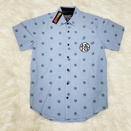 Dragon Ball Z Mens Button Down Shirt 