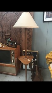 Retro Floor Lamp With Table Ebay