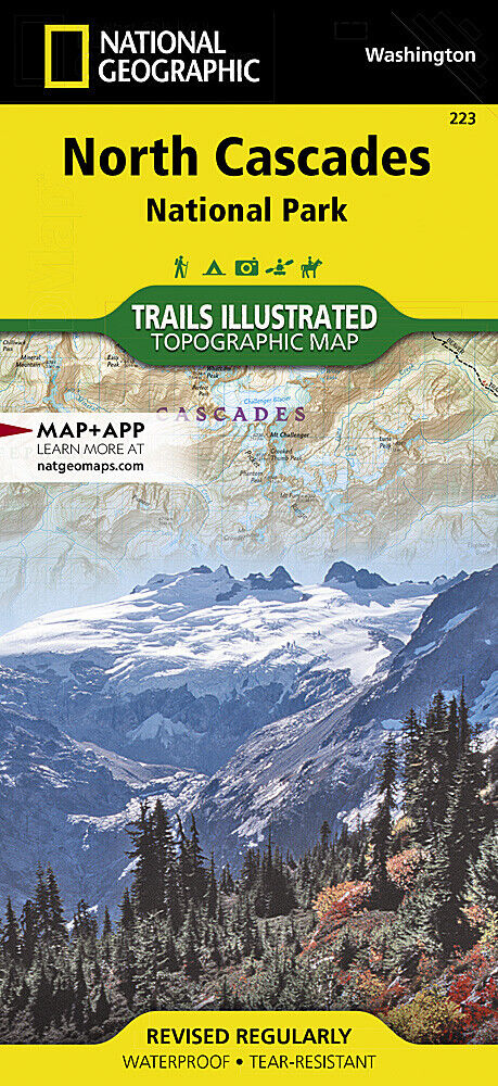 National Geographic Trails Illustrated WA Nationa North Cascades Manufacturer direct delivery Washington Mall