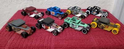 Hot Whees - BONE SHAKER - Loose Lot: 8 pieces - Loose USED Cars, Good Condition
