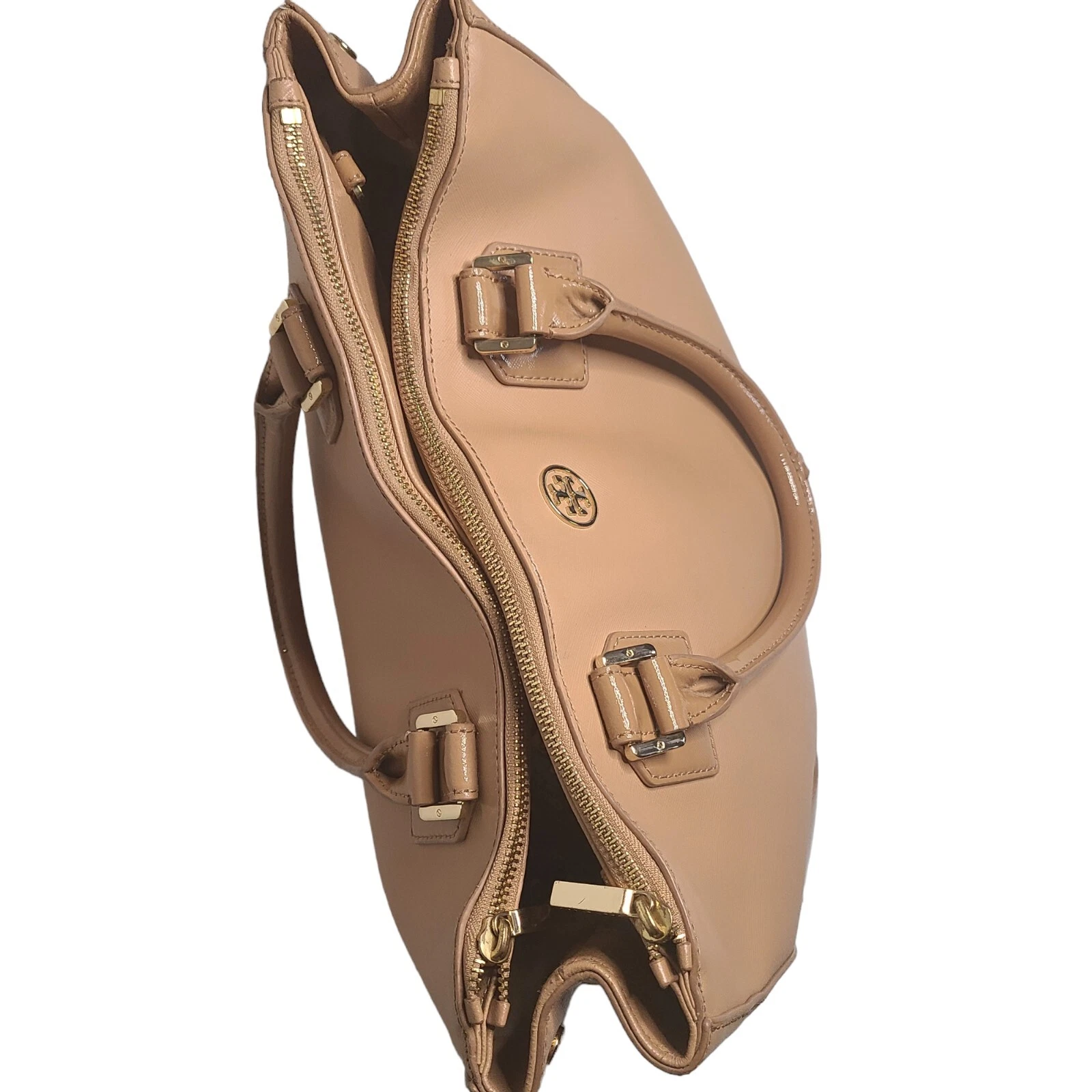 Borsa a tracolla Tory Burch Robinson doppia cerniera con cinturino a tracolla