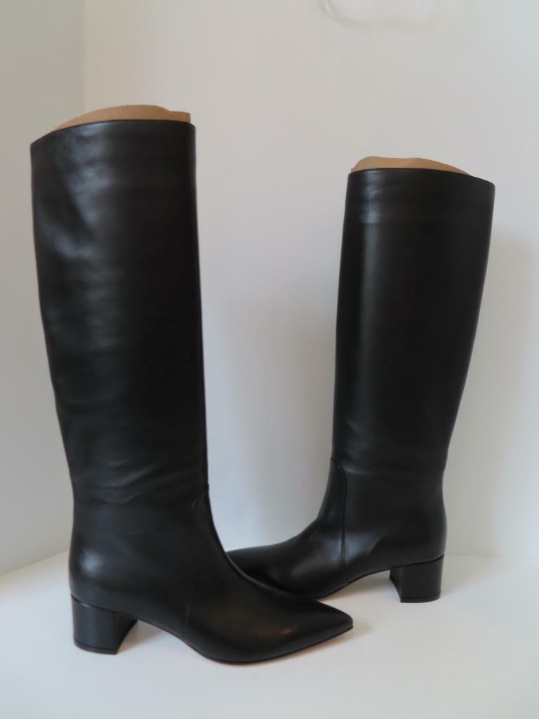 NWOB Gianvito Rossi Black Tall Pointy 