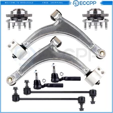8x Front Control Arm Ball Joint Tie Rod End For 2004 05 06-2007 Chevrolet Malibu