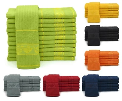 100% Cotton Kitchen Tea Towel Pack of 3 6 or 12 Plain Cooks Large 40cms x 70cms - Image 1 of 2