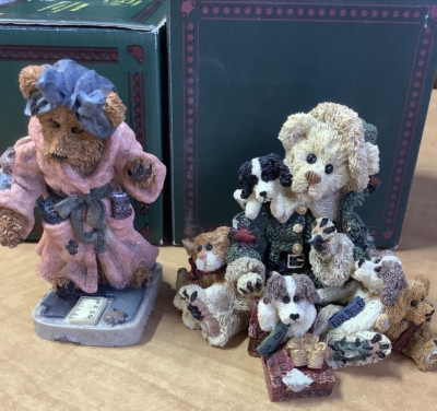 Boyds Bears and Friends Bearstone Ms. Griz...Saturday Night Diet Scale Plus 2283