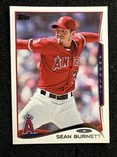 SEAN BURNETT #68 2014 Topps Baseball QTY Los Angeles Angels