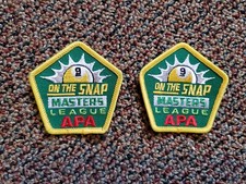 APA 9 Ball On The Snap Patch American Pool Association Round Billiards League