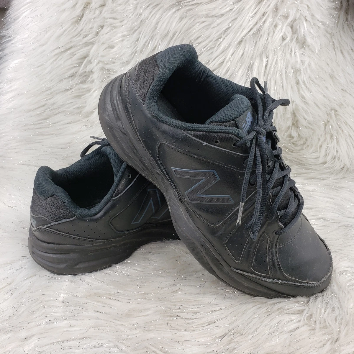 New balance mens black shop walking shoes