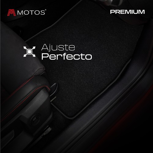 AU09-2 Juego Alfombrillas Velour Premium Mate Negro para Audi A4 B7 2004-2008 ta - Imagen 3 de 8