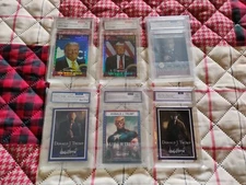 Lot Of 6 Slabbed Trump Cards Rare Collectible New  #A248