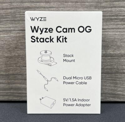 WYZE OG SERIES STACK KIT,FOR THE 2 NEW OG CAMERAS. MODEL WYZECGCK.