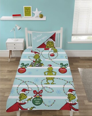 The Grinch Wendebettbezug und Kissenbezug - NEU