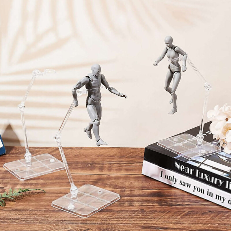 Action Figure Display Stand Bases Holder PreBuilt HG 6" SHF Next Day