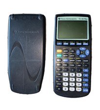 Texas Instruments TI-83 Plus Graphing Calculator Black W/ Cover Tested Working