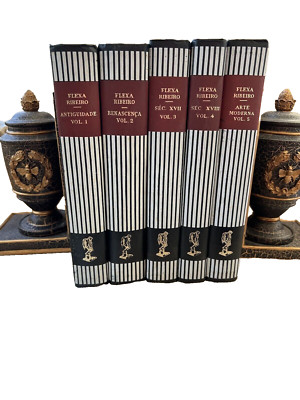 Historia Critica Da Arte Flexa Ribeiro HC/1965 Editora Fundo Da Cultura Vol 1-5