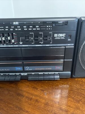 その他 Panasonic WTY 2422W 80s Panasonic RX-CW42 Portable Stereo Component System w/XBS