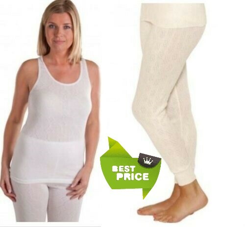 New Ladies Famous Underwear Base Sleeveless Layer Vest Tank Top Brush Thermal - Picture 1 of 1
