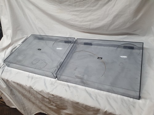 technics sl 1210 dustcover lids-set on type (genuine originals) read description