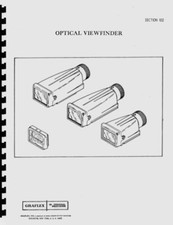 Graflex Graphic Optical Viewfinder Service, Repair  Parts Manual Reprint
