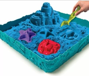 Kinetic Sand Sandcastle Set with 1lb of Kinetic Sand Tools * Color Varies*