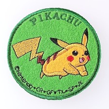 Pikachu Pokemon Applique Patch Iron Sticker Nintendo From Japan F/S
