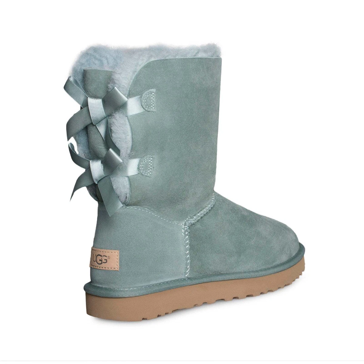 UGG W BAILEY BOW II TWINFACE SHEEPKIN BOOT Boots Sea Green New