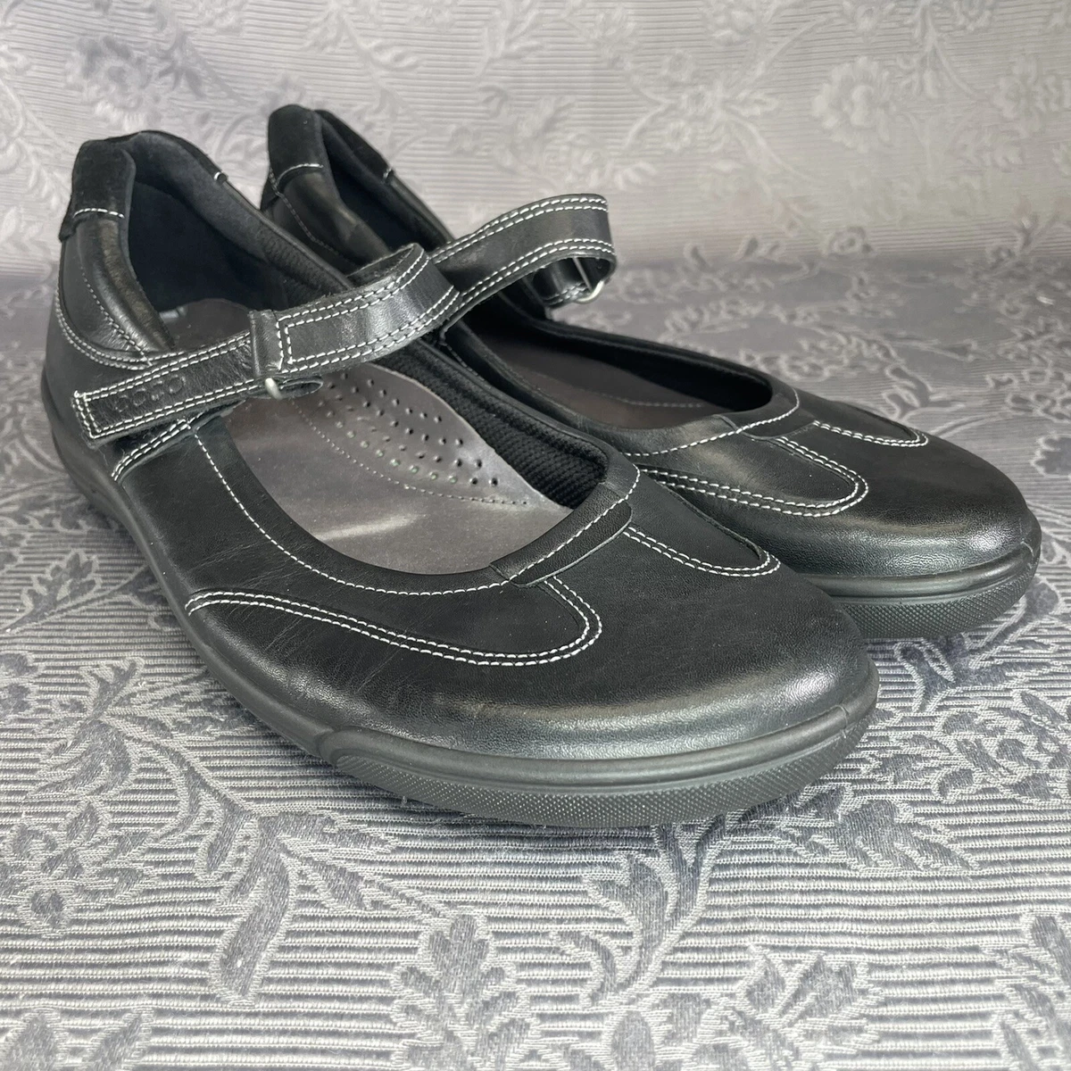 ECCO BABETT CLOG Mary Jane  サイズ37 黒