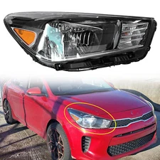 For 2018 2023 Kia Rio Halogen Headlight Headlamp Assembly Right Passenger Side