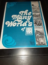Mikis Theodorakis, Iva Zanicchi Rare Original 1967 UA Promo Poster Ad Framed!