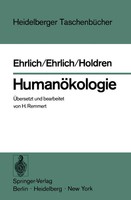 P. R. Ehrlich (U. A.) | HumanöKologie | Taschenbuch | Deutsch | X | Springer