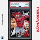 2018 TOPPS FIRE #150 SHOHEI OHTANI RC ROOKIE PSA 10