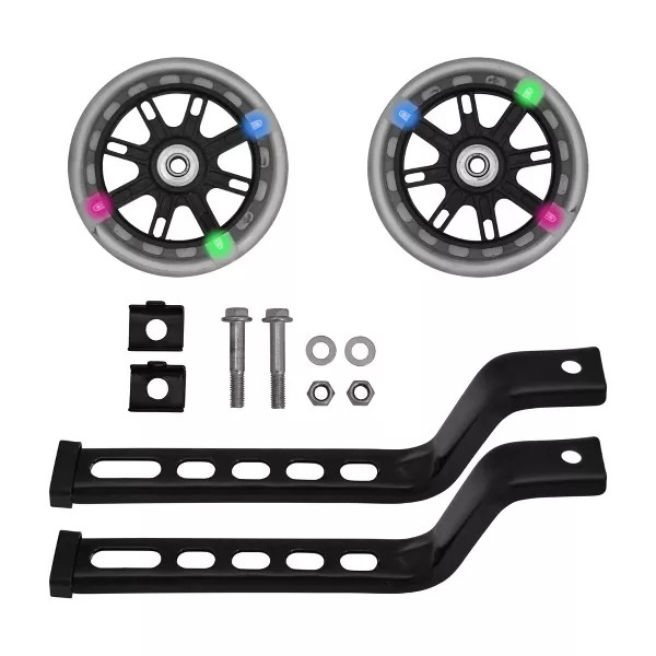 RASKULLZ BALANCE BUDDY LIGHT UP LED BIKE TRAINING WHEELS