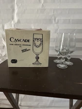 Cascade Fine Crystal Stemware Sour Glasses 7 Ounce Set Of 9 Glasses