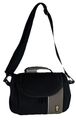 Case Logic Camera Camcorder Bag Handle + Strap Padded Black 10 x5 x7  EUC