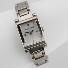 Nine West SW/1238 Three-Hand Quartz Analog Women's Watch Sz. 6" New Battery