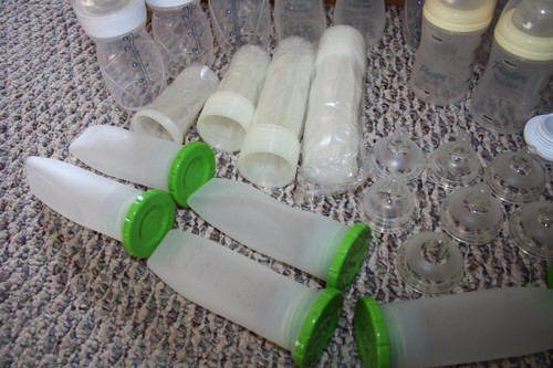 Lot Playtex Baby Nurser Bottle Porte sac 4-8oz Bottles Silicon Breast Milk Liner - Picture 4 of 6