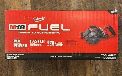 Milwaukee 2830-20 M18 FUEL Rear Handle 7-1/4 Circular -Tool