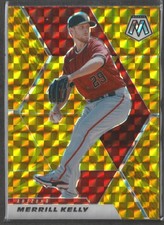 2021 Panini Mosaic - Merrill Kelly #24 Reactive Yellow Mosaic Prizm