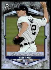 Casey Mize 2021 Bowman Platinum #RR-4 Renowned Rookies Tigers Baseball Card