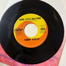 Tommy Hunter - Penny Wishes/Poor Little Bullfrog 45rpm VG+ R23
