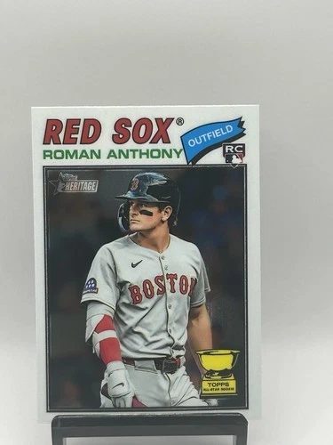 2026 Topps Baseball Heritage Chrome Roman Anthony RC  #86 Boston Red  Sox