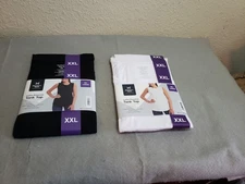 Member’s Mark Ladies Essential Tank Top's, XXL, NWT (LOT of 2) black & white