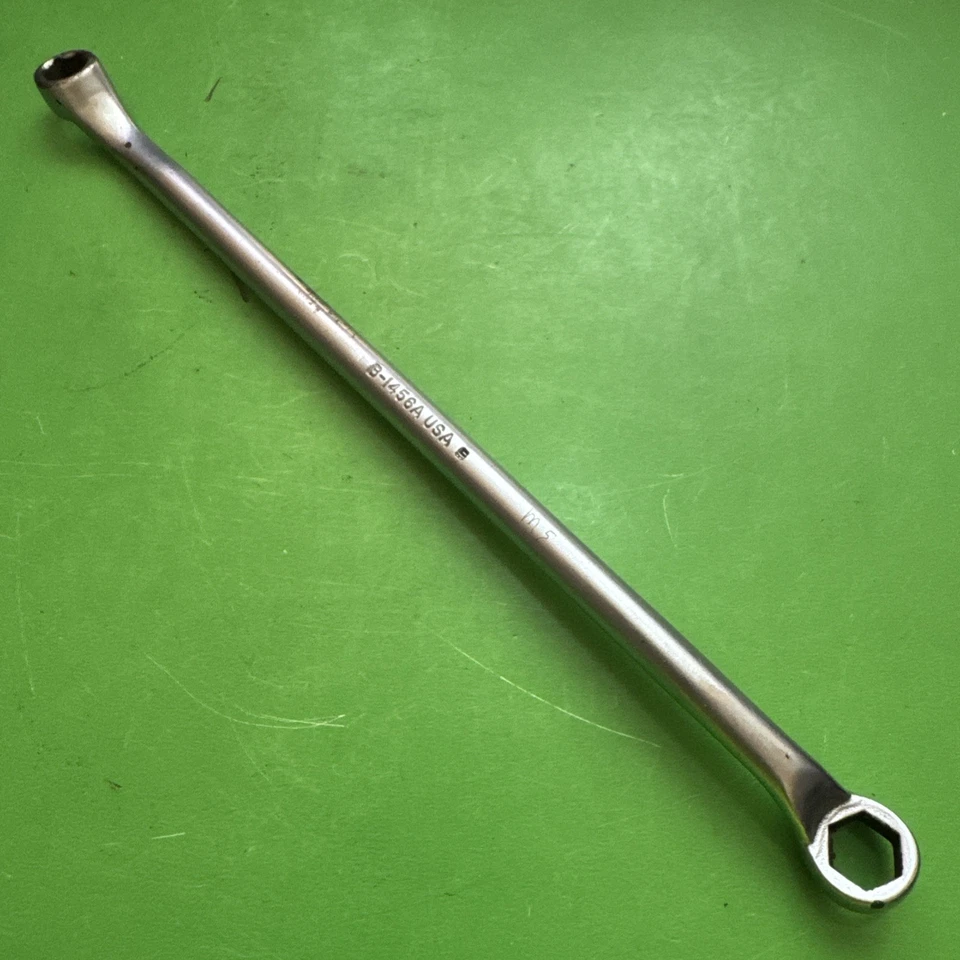 Snap-On Tools USA 6 Point Brake Bleeder Box Wrench SAE 3/8" x 7/16" MPN B-1456A - Image 3 of 4