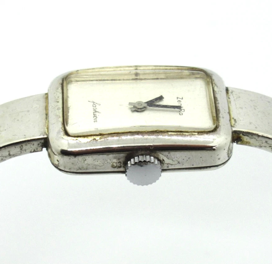 DESIGNER ZENTRA Armbanduhr 835 Silber 70 Modernist Fashion Luxury massiv 35Gr - Bild 4 von 4