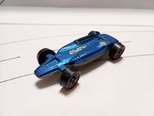 Vintage Hotwheels 1969 Blue Shelby Turbine Red Line Mattel 100 Original