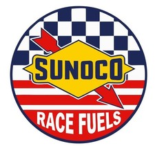 Sunoco Race Fuels Gasoline Gas Station Sticker Decal R8464