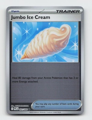 Jumbo Ice Cream 091/094 Uncommon PFL Phantasmal Flames Pokemon Reverse Holo NM/M