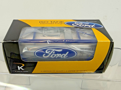 K-Line 6-22399 Ford ISO Tank Container Load-''Ford'' O Gauge-New-With Original Box