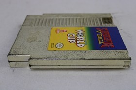 Ex Rare Superspike V'Ball Nintendo World Cup Nintendo NES Gold Cart Fan Made Box